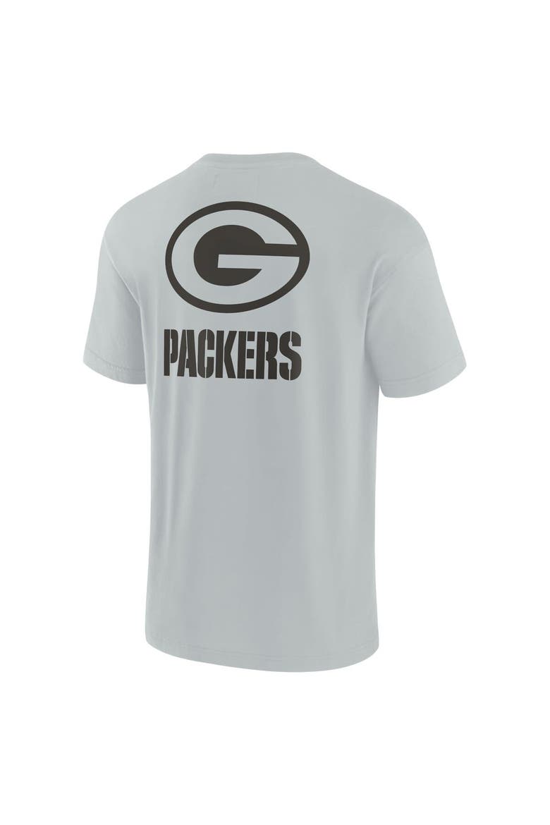 Unisex Fanatics Signature Gray Green Bay Packers Elements Super Soft Short Sleeve T-Shirt, Alternate, color, Gray