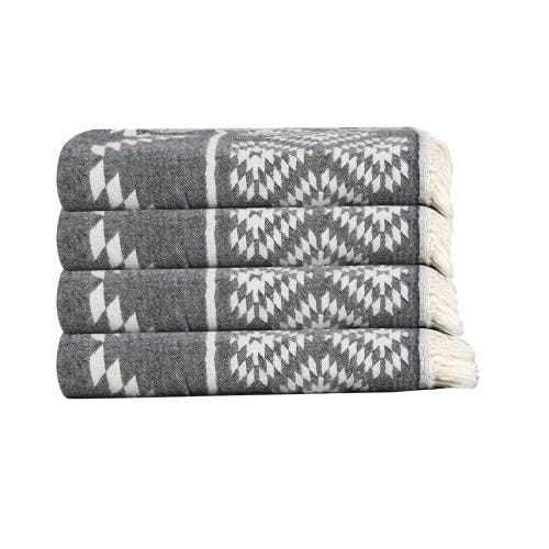 Olive And Linen Olive & Linen Turkish Hand / Kitchen Towel Bundle