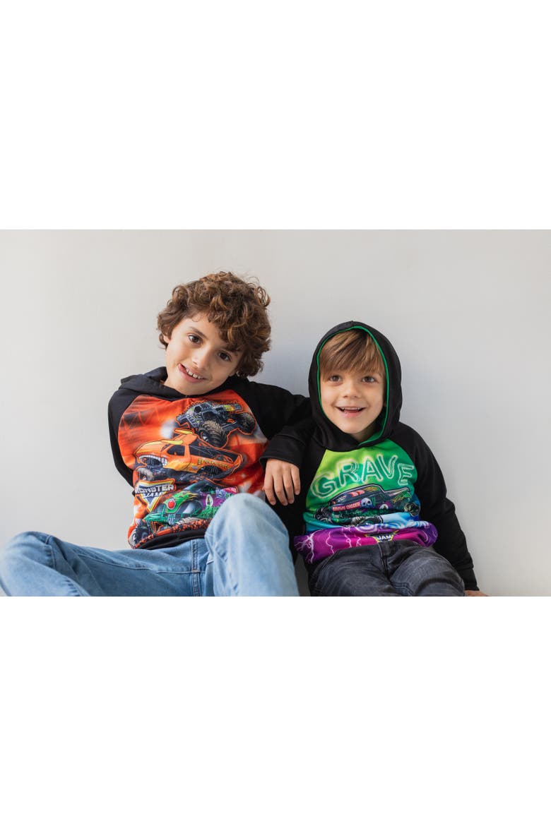 Fleece Pullover Hoodie (toddler, Little Kid & Big Kid), Alternate, color, Stadium Orange