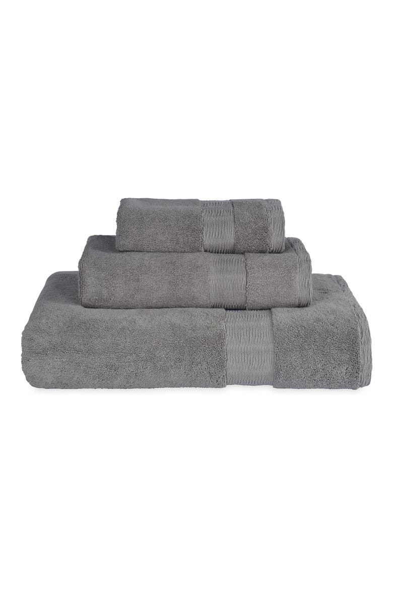 Mercer Hand Towel, Alternate, color, GREY