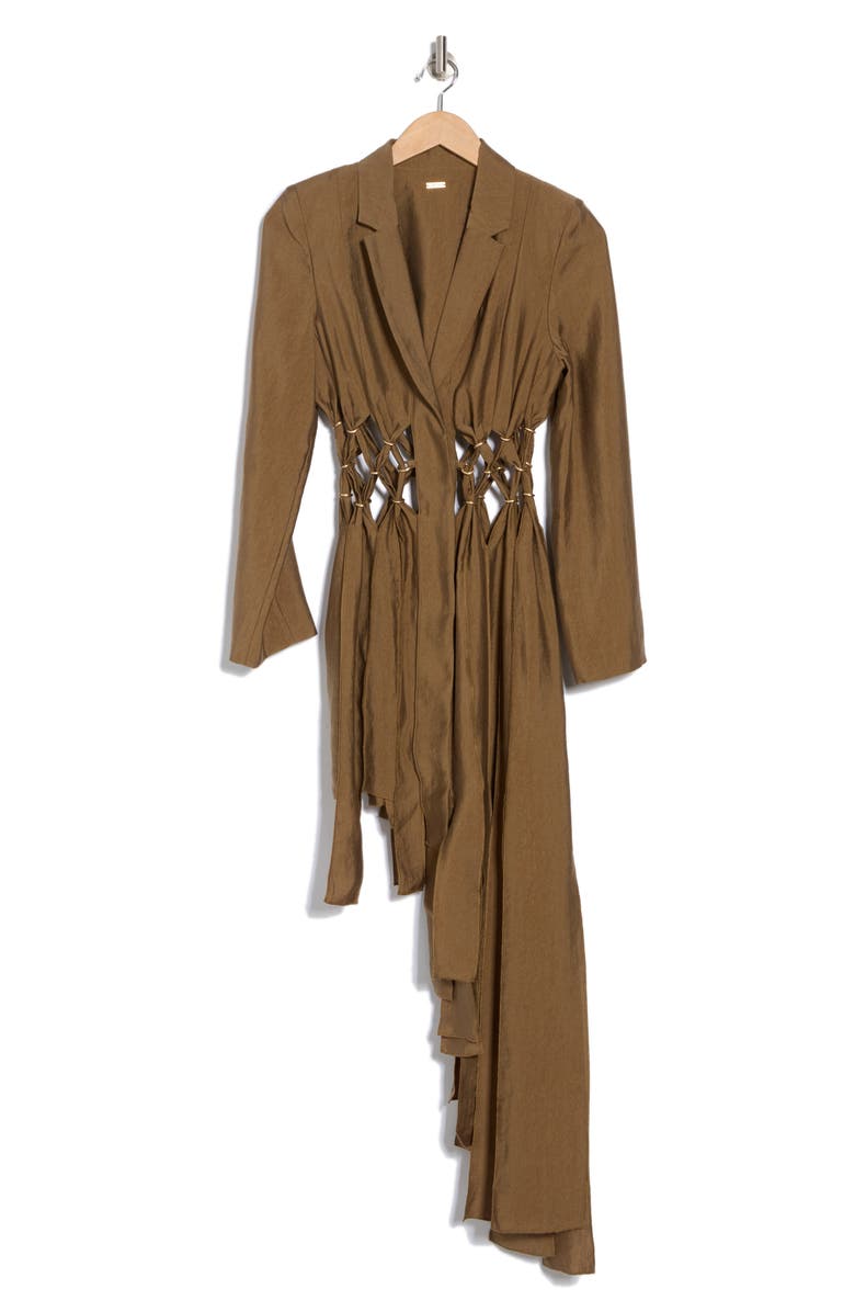 Cult Gaia Elana Long Sleeve Midi Dress, Alternate, color,