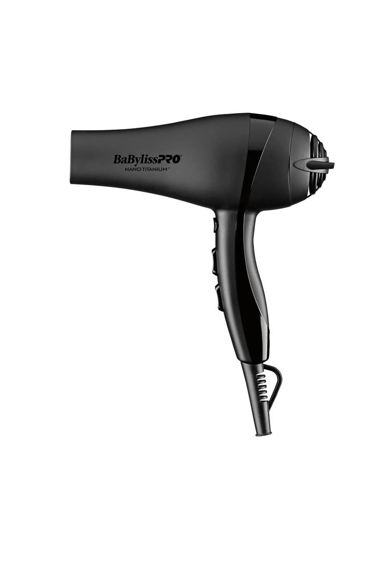 Nano Titanium Dryer, Main, color, Black
