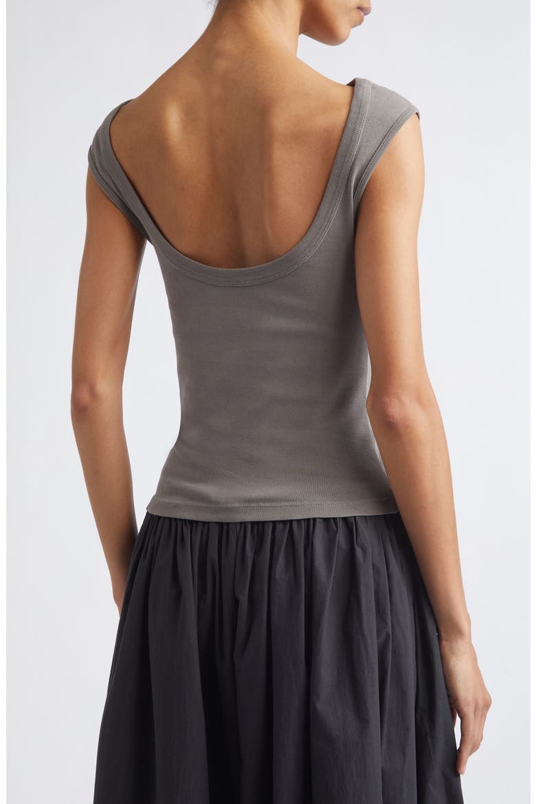Organic Cotton Ballerina Top, Alternate, color, CLAY