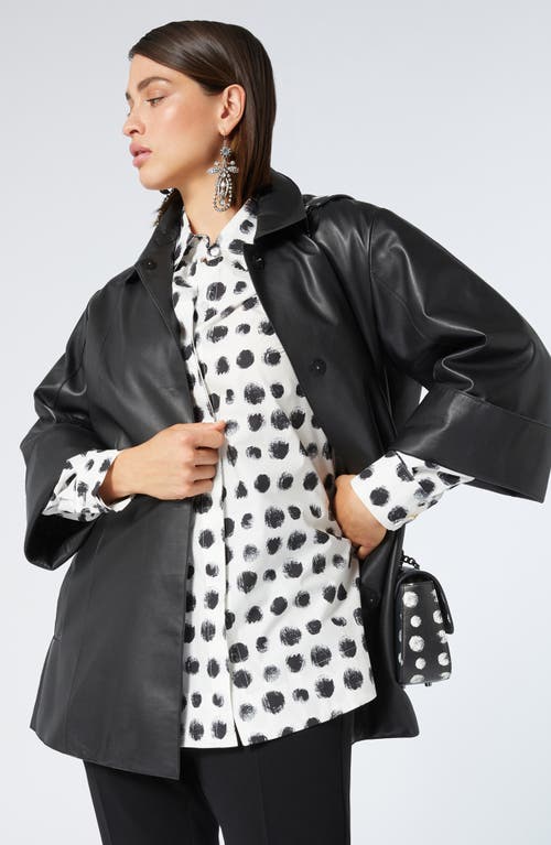 MARINA RINALDI MARINA RINALDI NILO PRINT POPLIN TUNIC SHIRT 