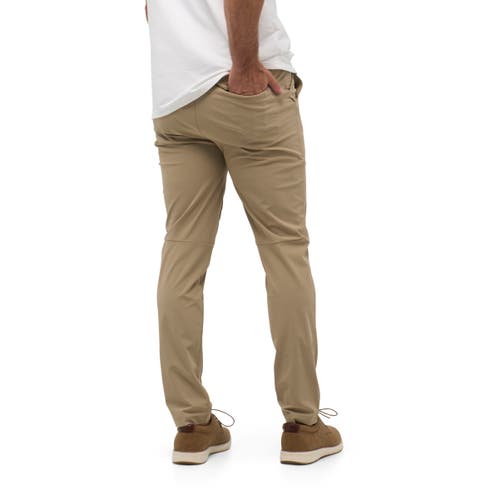 Shop Nomatic The Outset Slim Fit Pant In Khaki