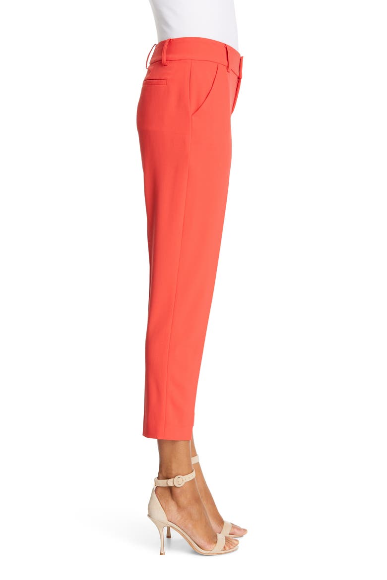 Stacey Slim Trousers, Alternate, color, BRIGHT POPPY