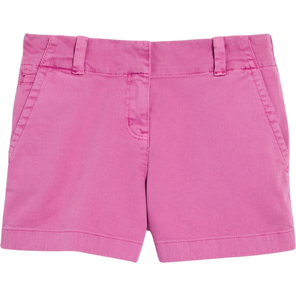 Vineyard Vines Herringbone Stretch Cotton Shorts In Black Raspberry