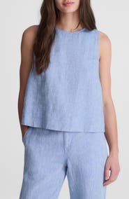 Madewell Suki Sleeveless Linen Top