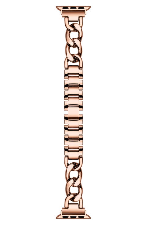 POSH TECH Nikki Rose Gold Chain-Like Apple Watch Band
