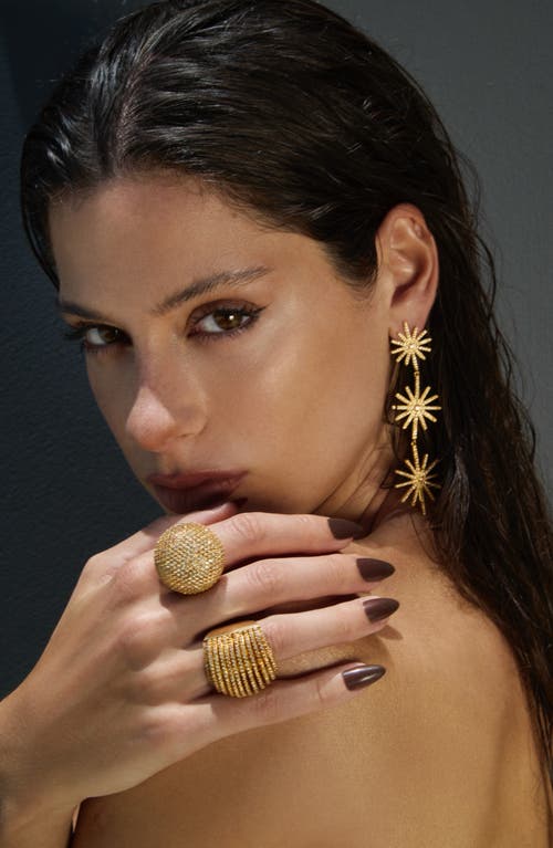 Kellery Etoile Statement Ring In Gold