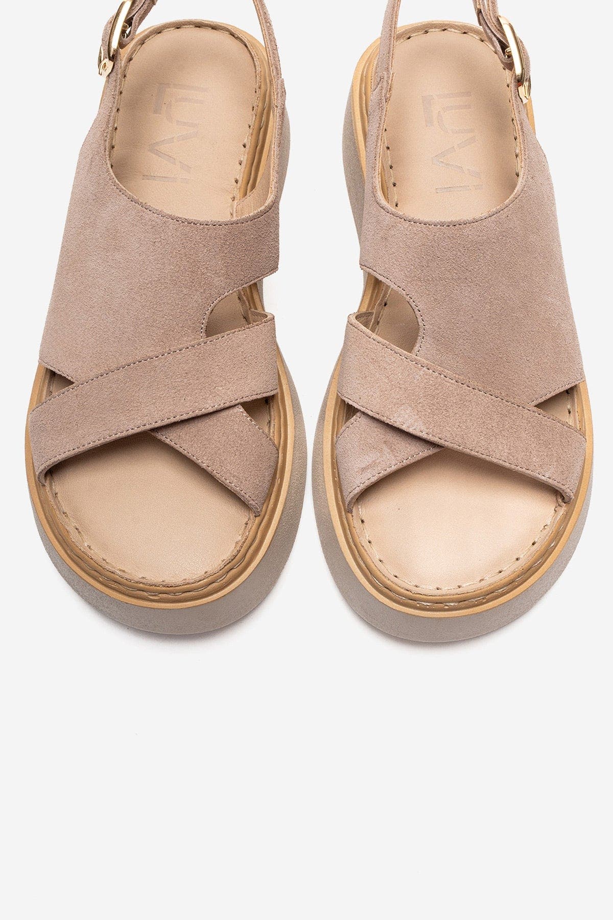 Vien Leather Platform Sandal - image 4