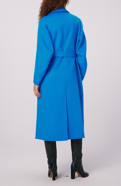 Dvf Nene Wool Coat In Blue