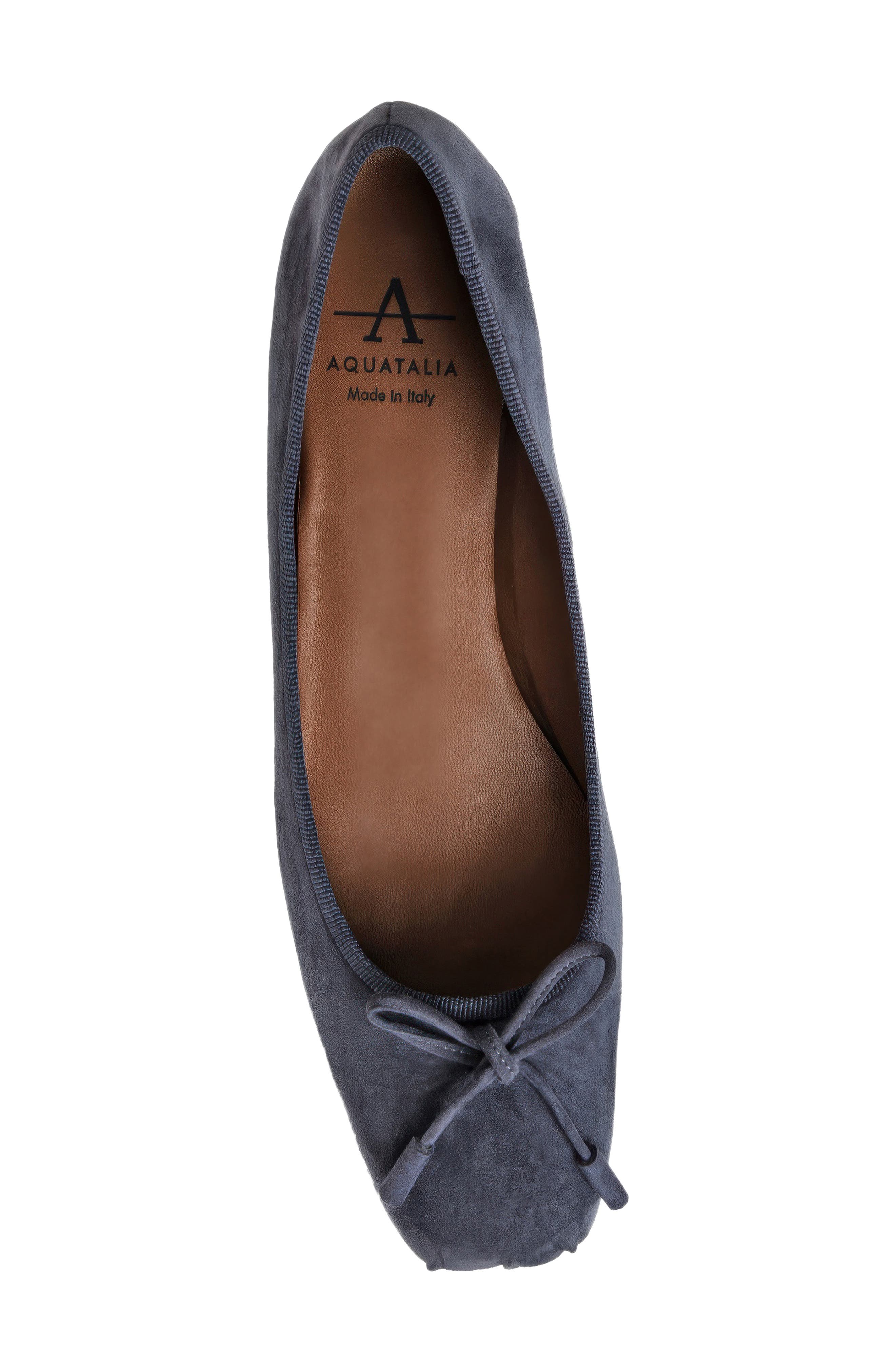 Camalfi Water Resistant Suede Pump, Alternate, color, ASH NAVY SUEDE