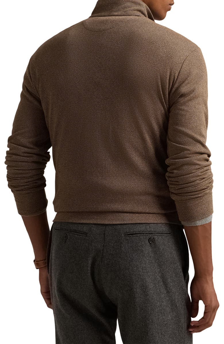 Polo Ralph Lauren Double Knit Jersey Quarter Zip Pullover, Alternate, color, 