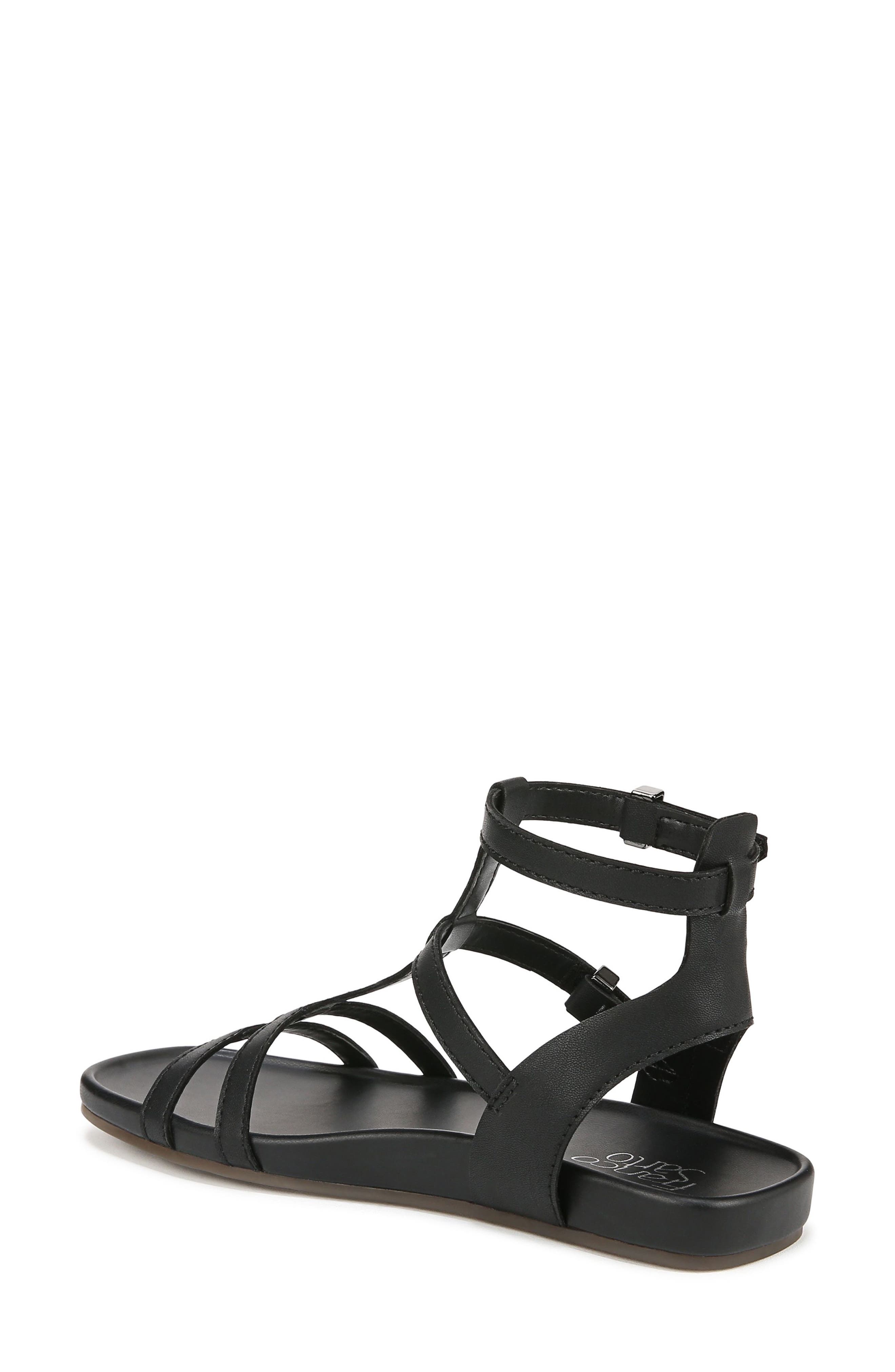 Franco Sarto Evan Ankle Strap Sandal, Alternate, color, Black