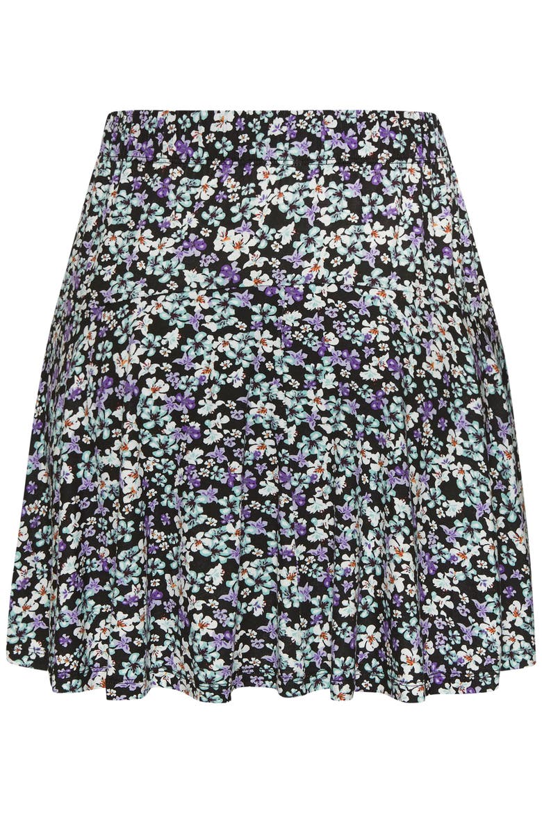 Flared Skort, Alternate, color, Lilac Turquoise