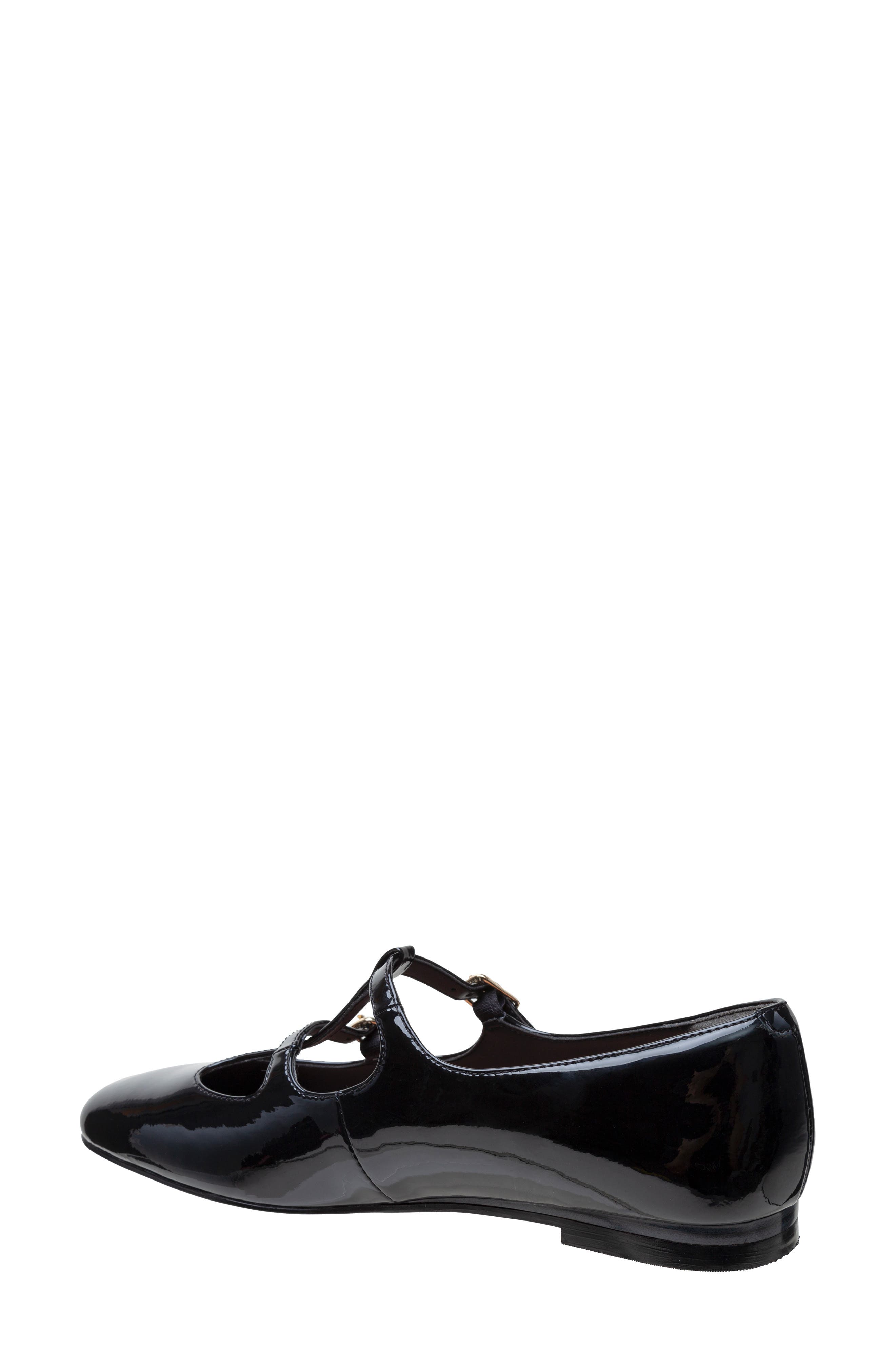 Linea Paolo Matilda Mary Jane Flat, Alternate, color, Black