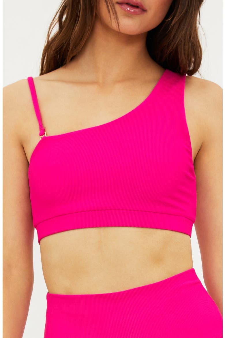 Ella Sports Bra Top, Main, color, MAGENTA MONSOON