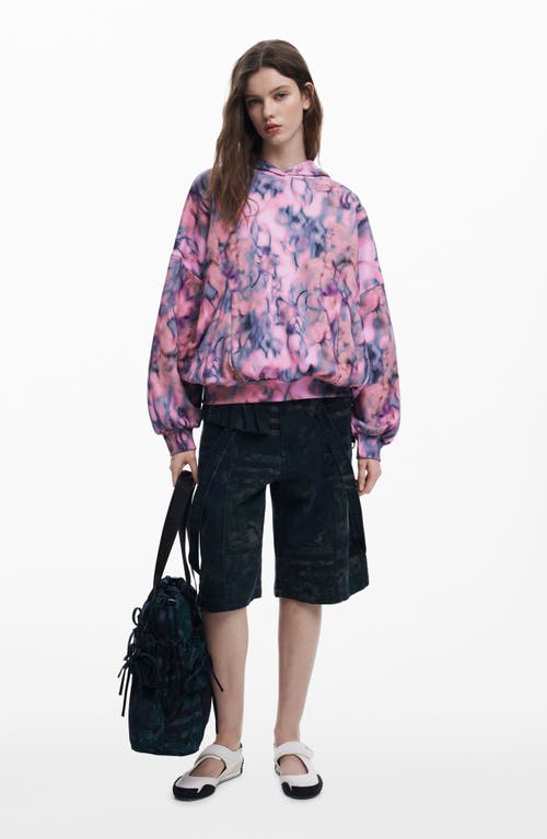 DESIGUAL DESIGUAL X COLLINA STRADA FLORAL HOODIE