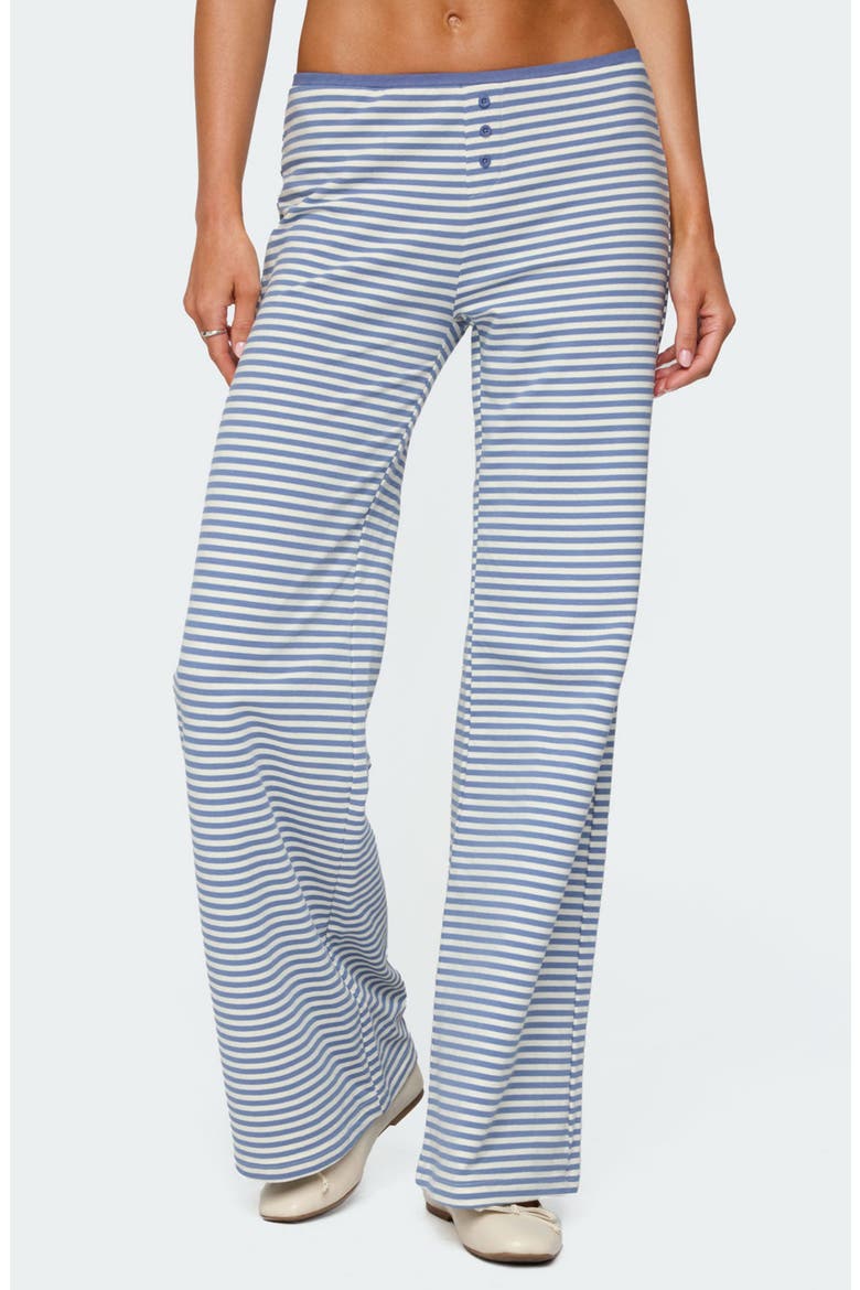 Monti Stripe Wide Leg Pants, Main, color, BLUE-AND-WHITE