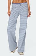 EDIKTED Monti Stripe Wide Leg Pants