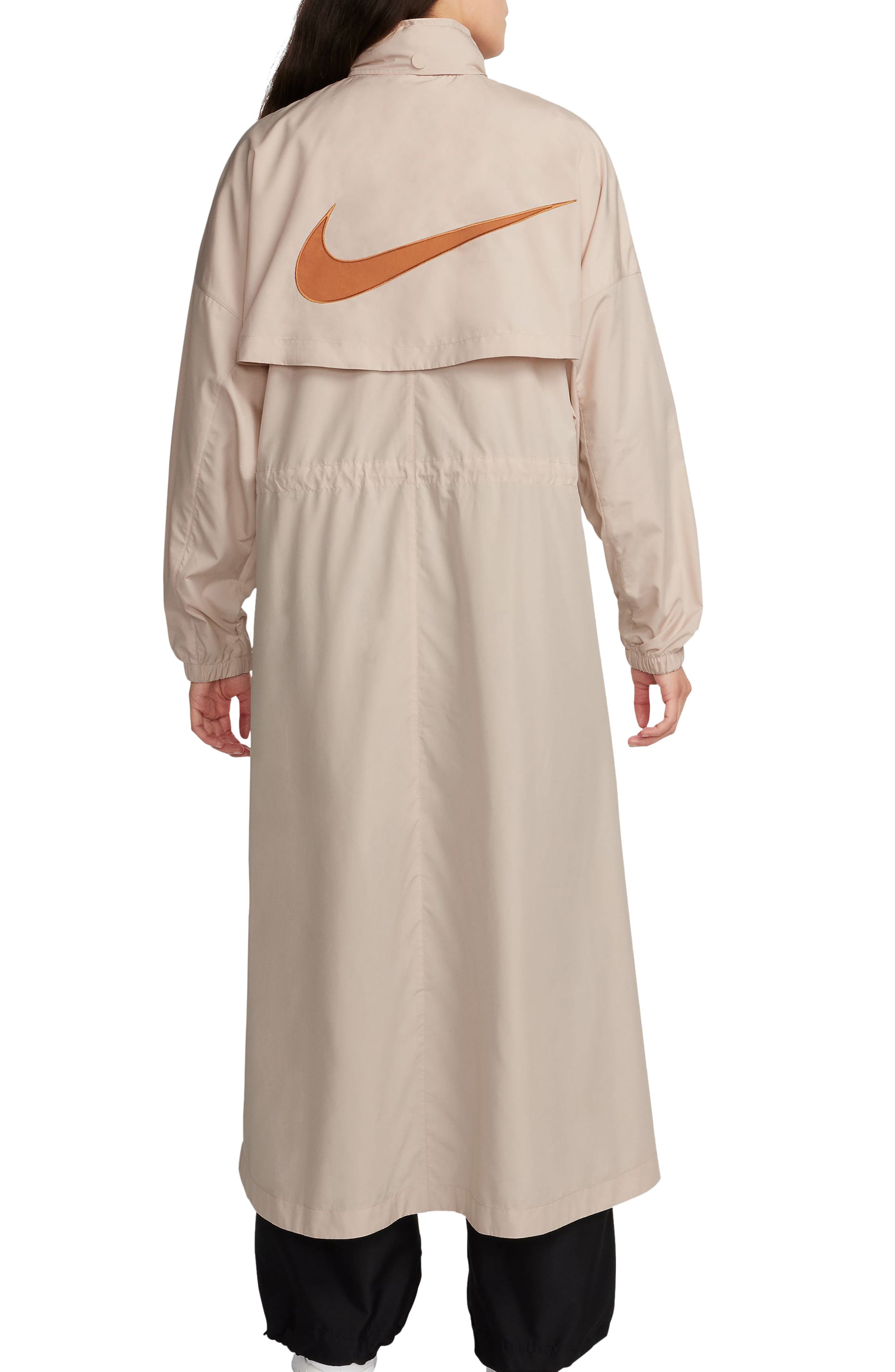 Nike Essential Longline Trench Coat (Women) | Nordstrom