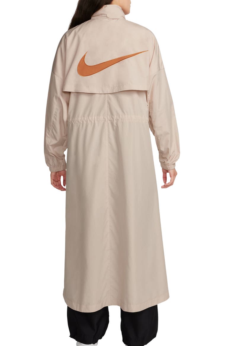 Nike Essential Longline Trench Coat (Women) | Nordstrom