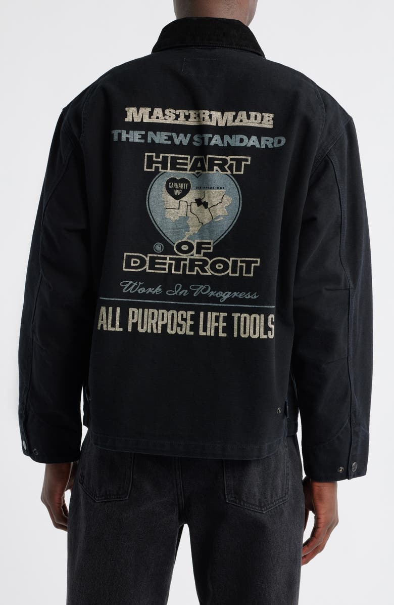 Carhartt Work In Progress OG Arcan Graphic Organic Cotton Canvas Jacket, Alternate, color, 
