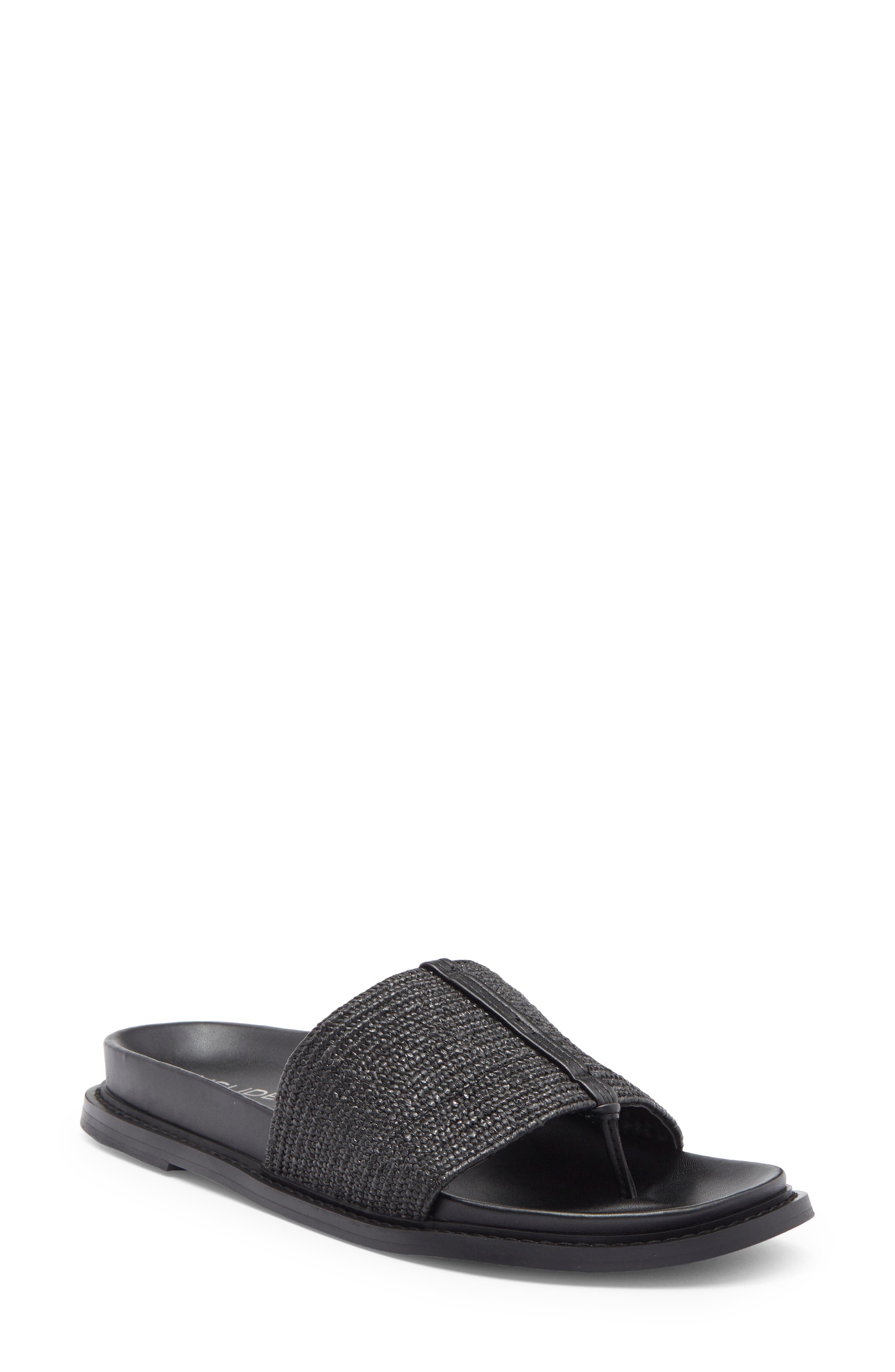 JSlides Raffia Slide Sandal