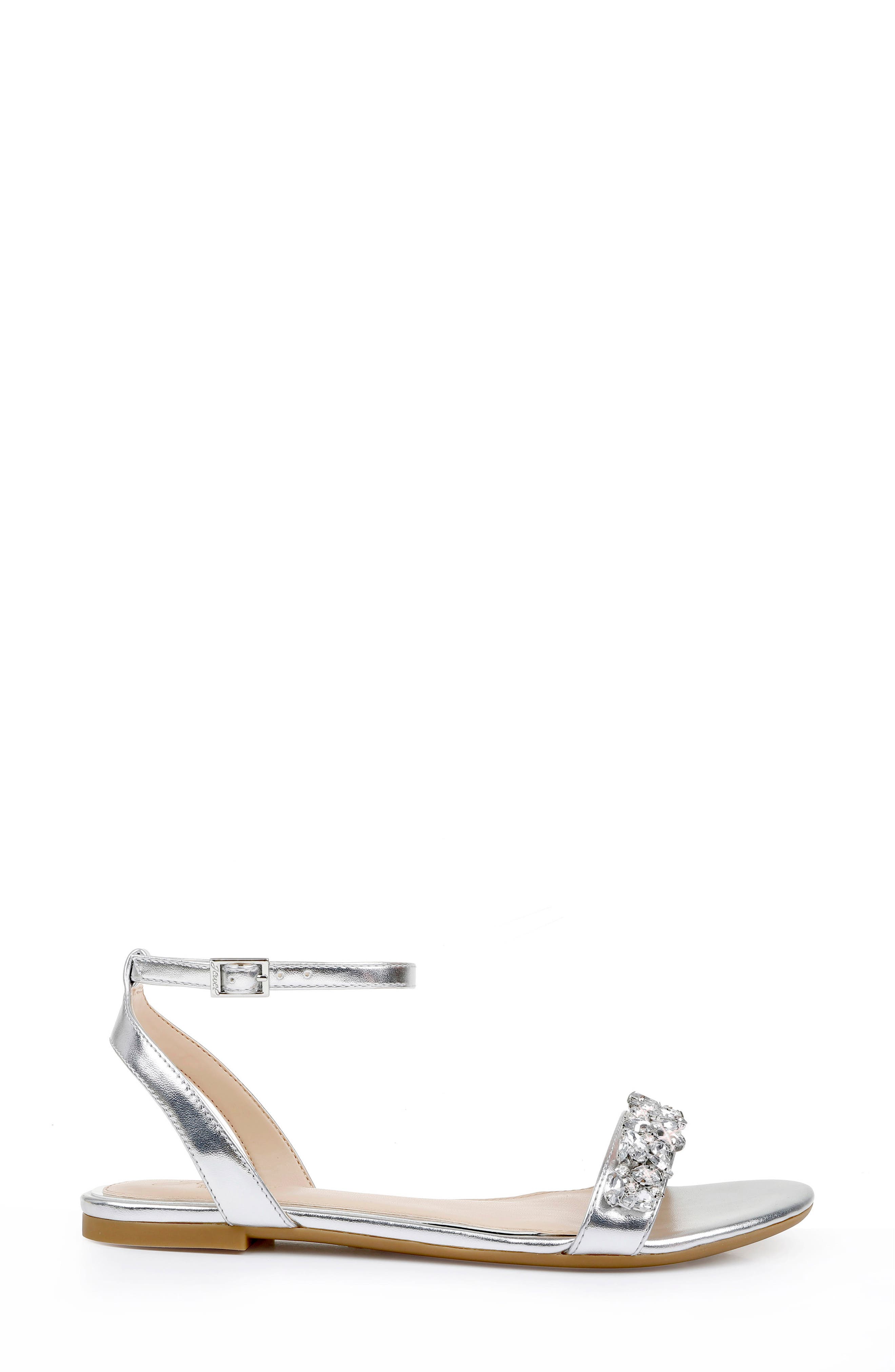 Jewel Badgley Mischka Ohara Ankle Strap Sandal, Alternate, color, 