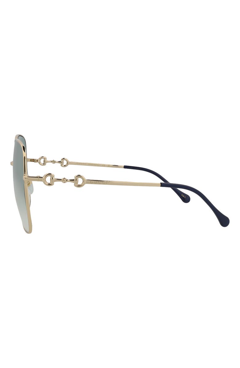 Gucci Novelty 61mm Square Sunglasses, Alternate, color, 