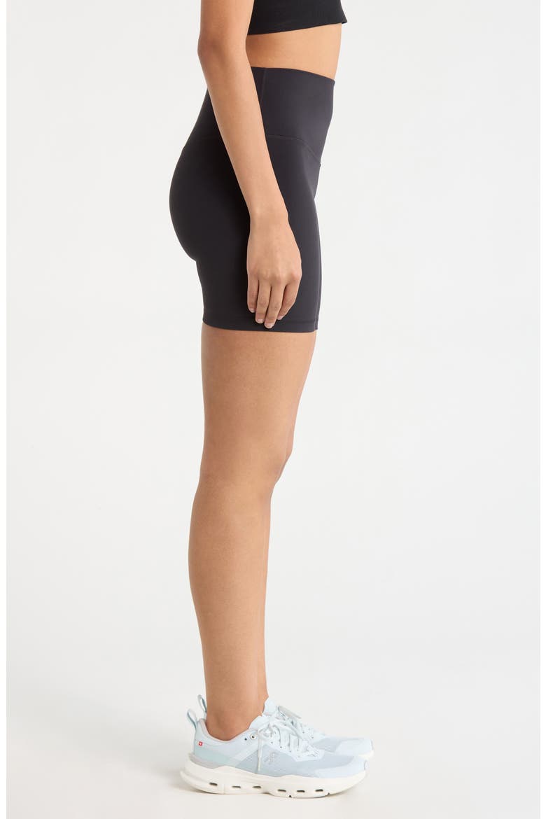 Studio Luxe Bike Shorts, Alternate, color, BLACK