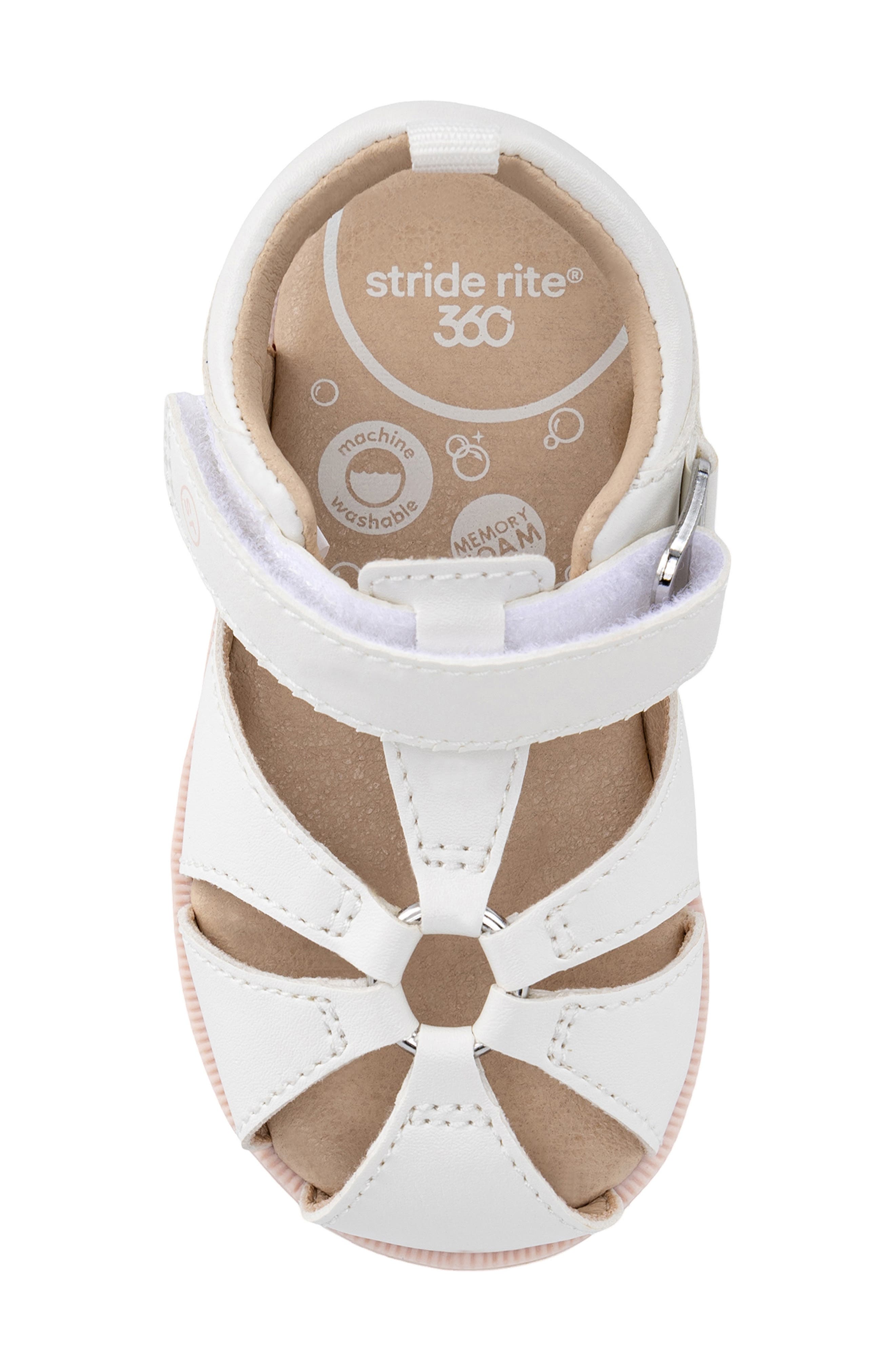 Stride Rite Kids' Vivi Sandal, Alternate, color, White