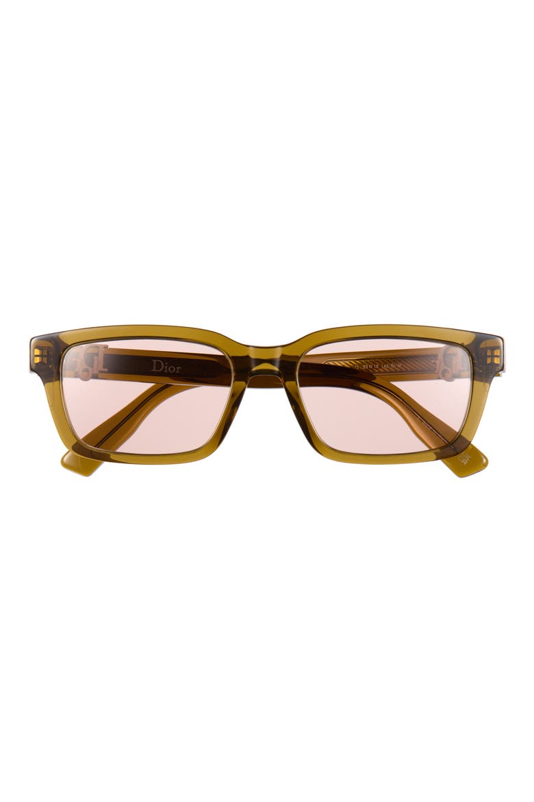 Oblique S5I Rectangular Sunglasses, Main, color, LIGHT GREEN/ OTHER / VIOLET