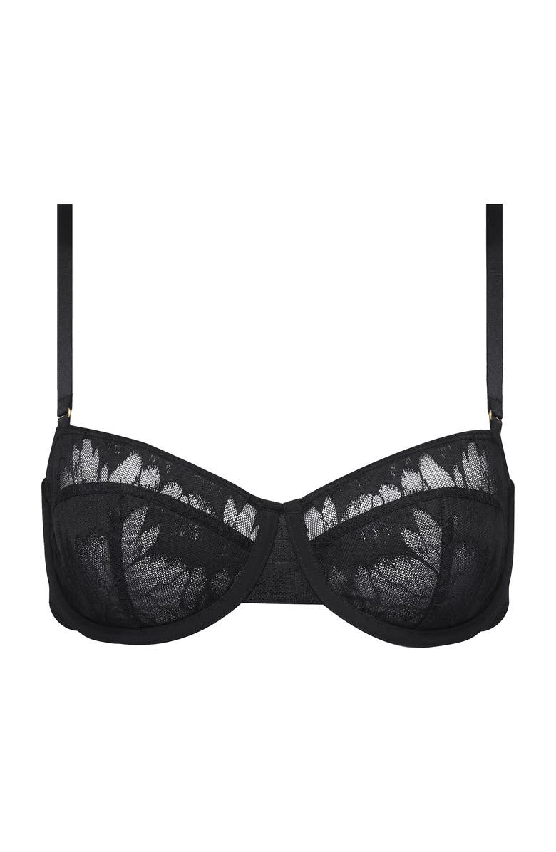 CUUP The Balconette- Floral Lace, Main, color, Black
