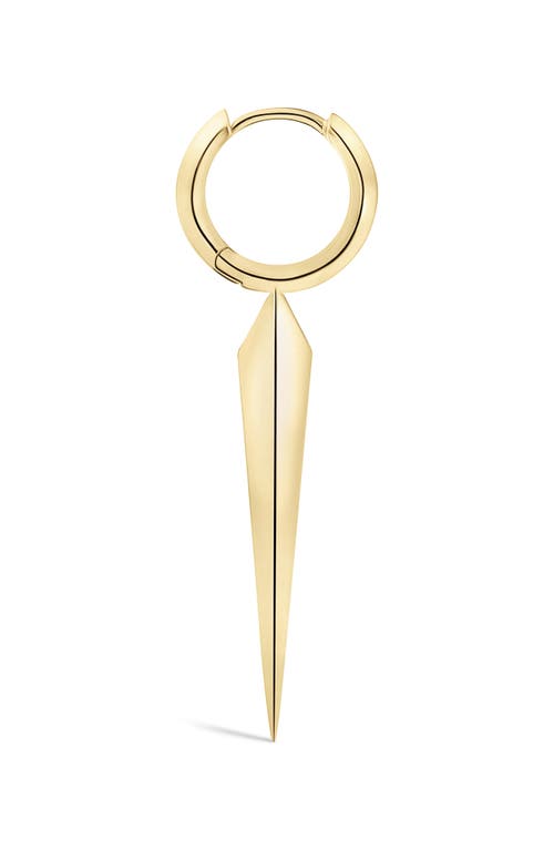 Maria Tash Yellow Gold Faceted Grand Spike Hoop Earring In Yellow Gold
