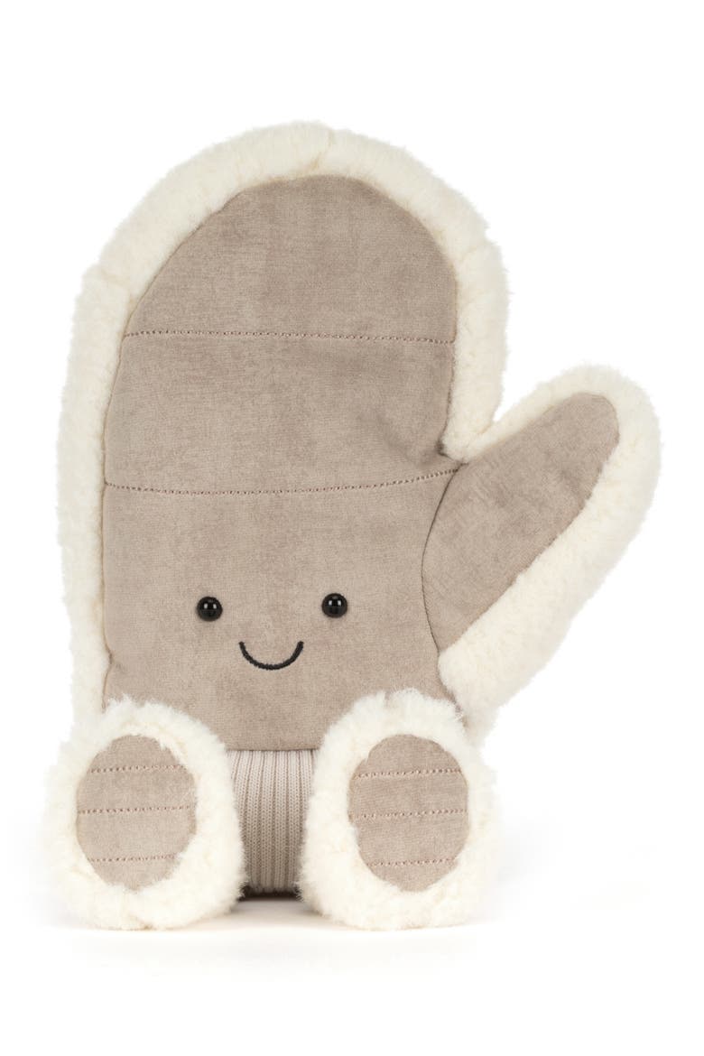 Amuseables Fitswell Mitten, Alternate, color, BEIGE