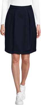 Lands' End School Uniform  Solid Pleated Skort Top of Knee