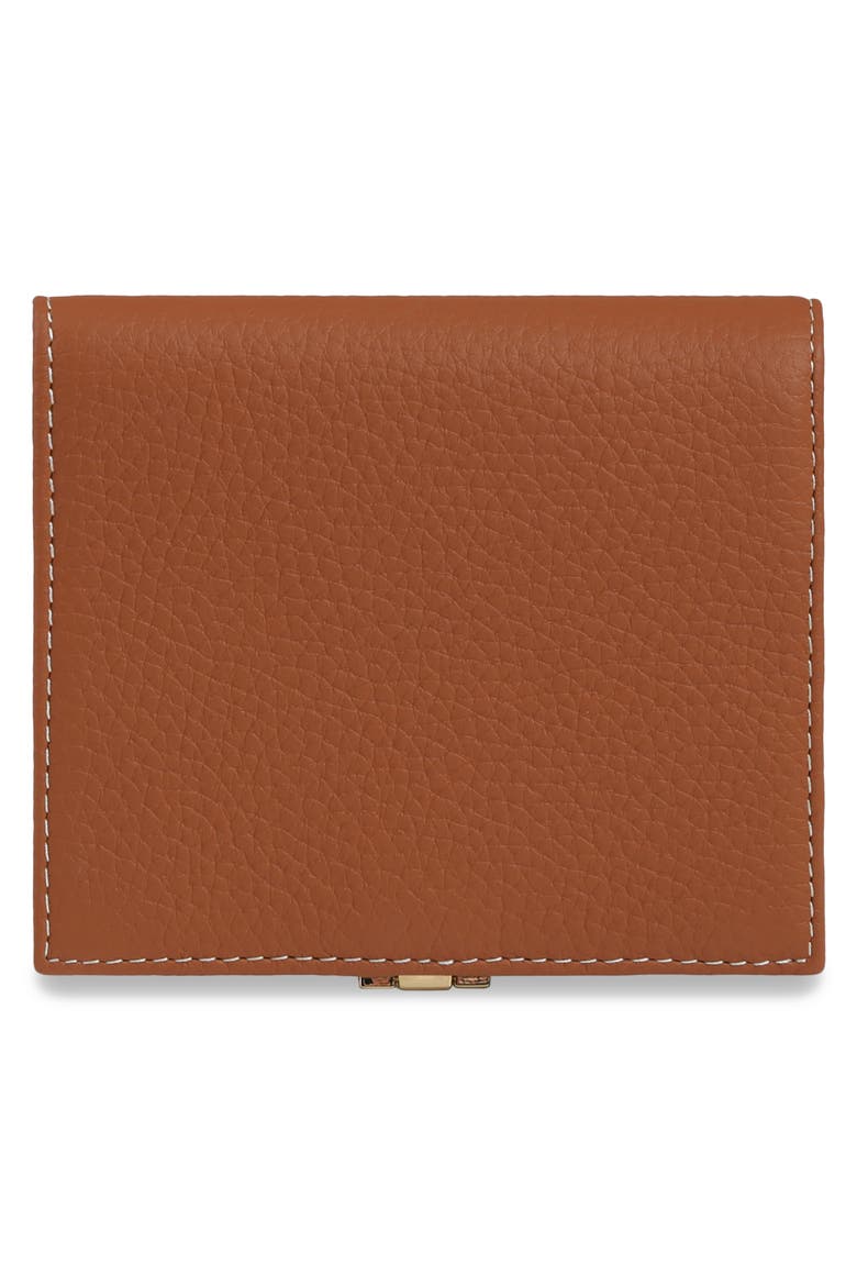 Crescent Leather Wallet, Alternate, color, TAN