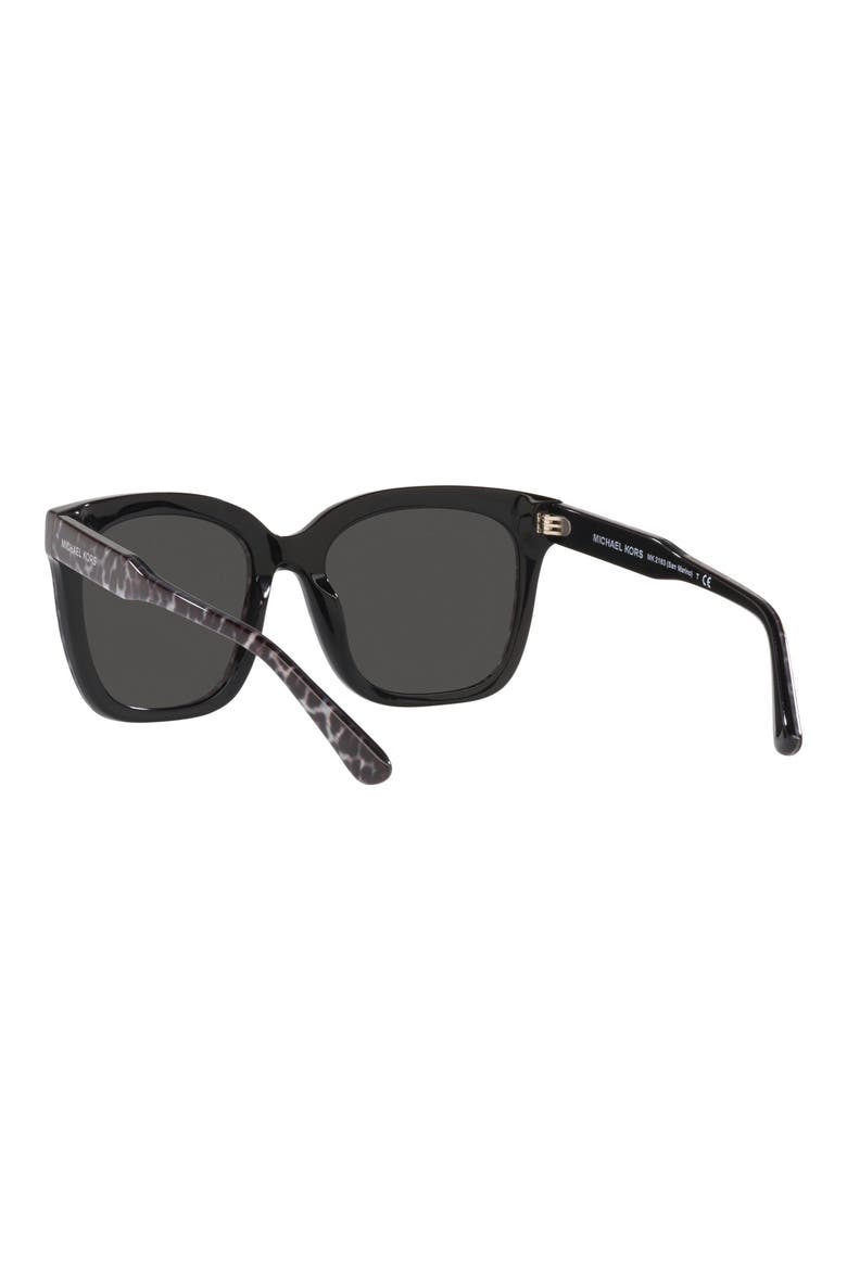 San Marino 52mm Square Sunglasses, Alternate, color, DARK GREY