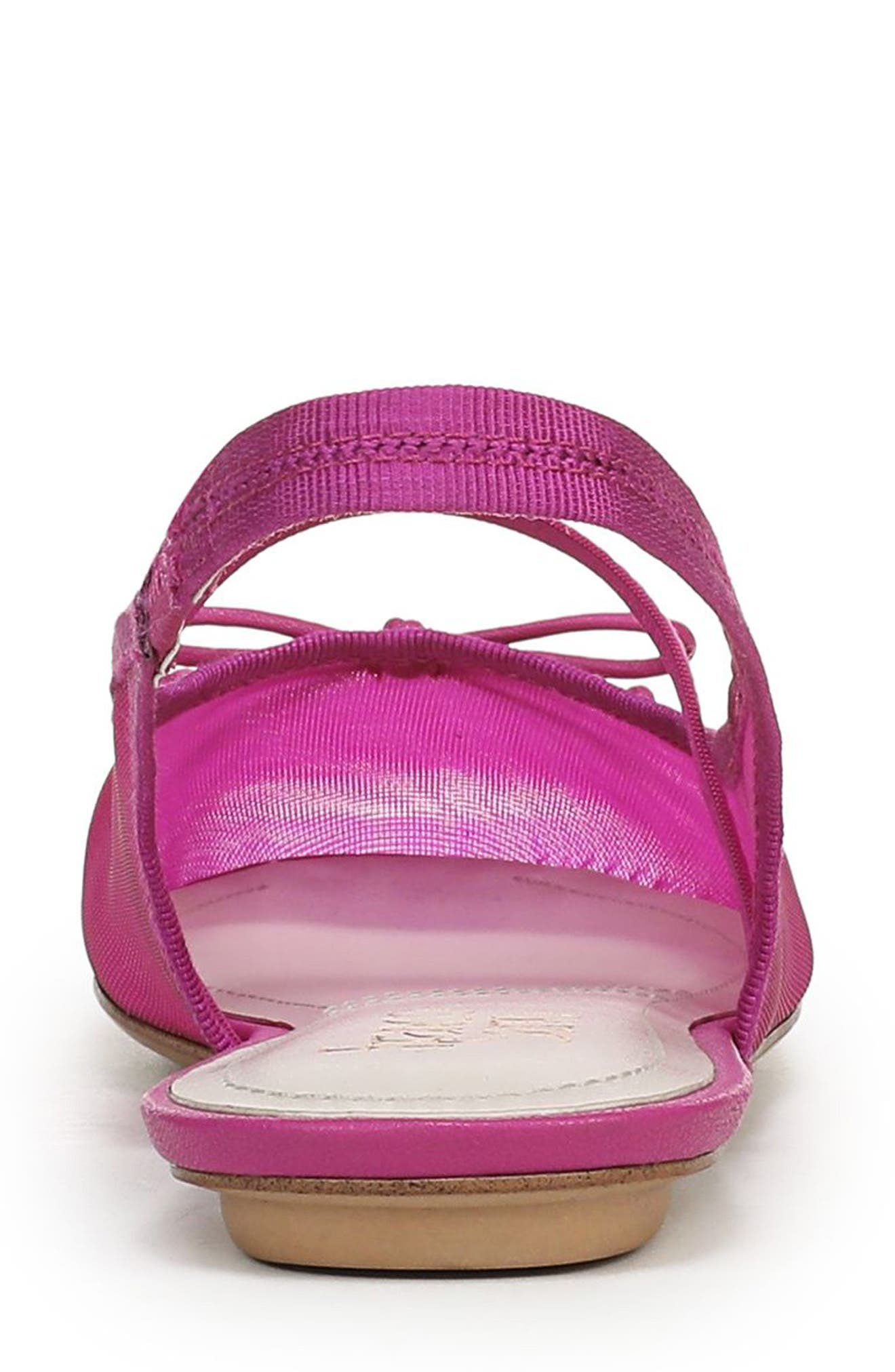 Chara Slingback Flat, Alternate, color, FUCHSIA