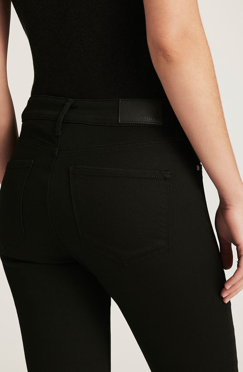 Mavi Jeans Molly Mid Rise Bootcut Jeans, Alternate, color, Black Supersoft