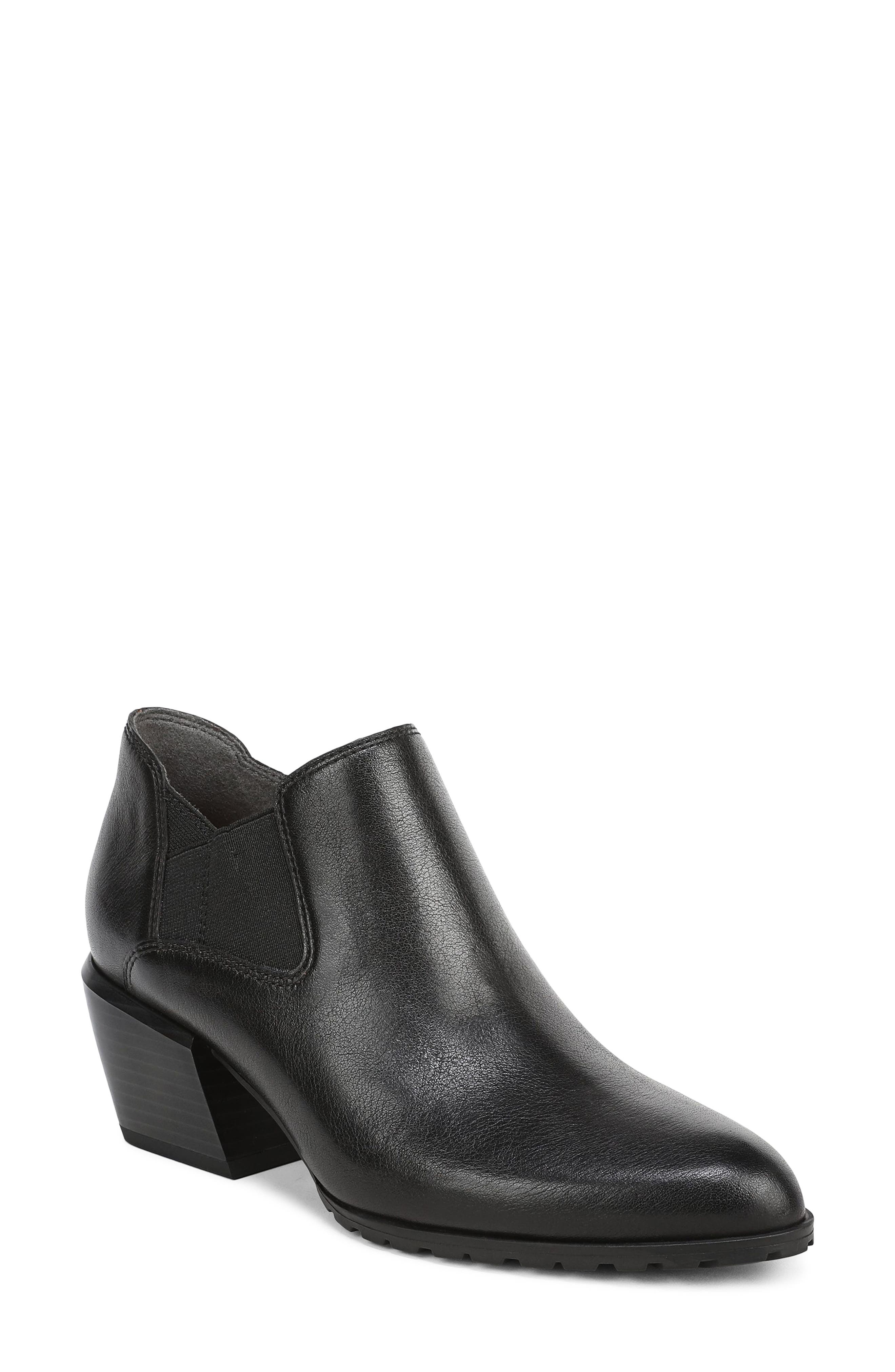 Vionic Bethany Bootie, Main, color, Black Leather