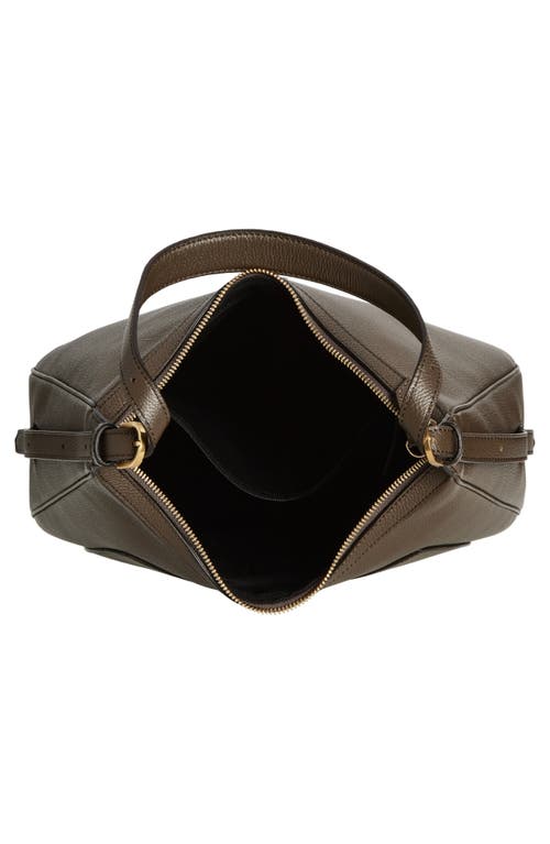 Demellier Siena Leather Hobo Bag In Green