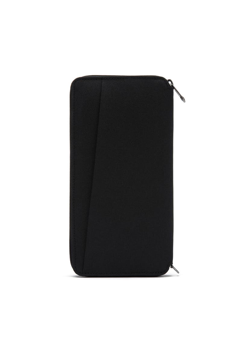 RFIDsafe Travel Wallet, Alternate, color, Jet Black