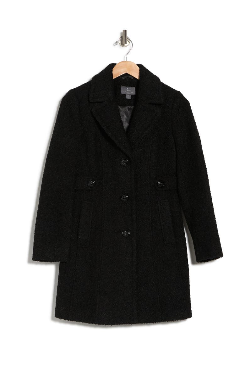 Gallery Notch Collar Boucle Coat, Alternate, color,