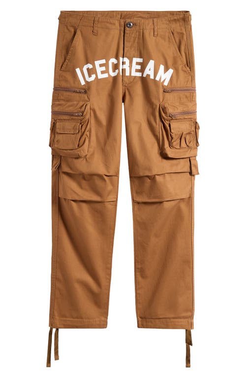 Icecream Coco Cargo Pants In Brown