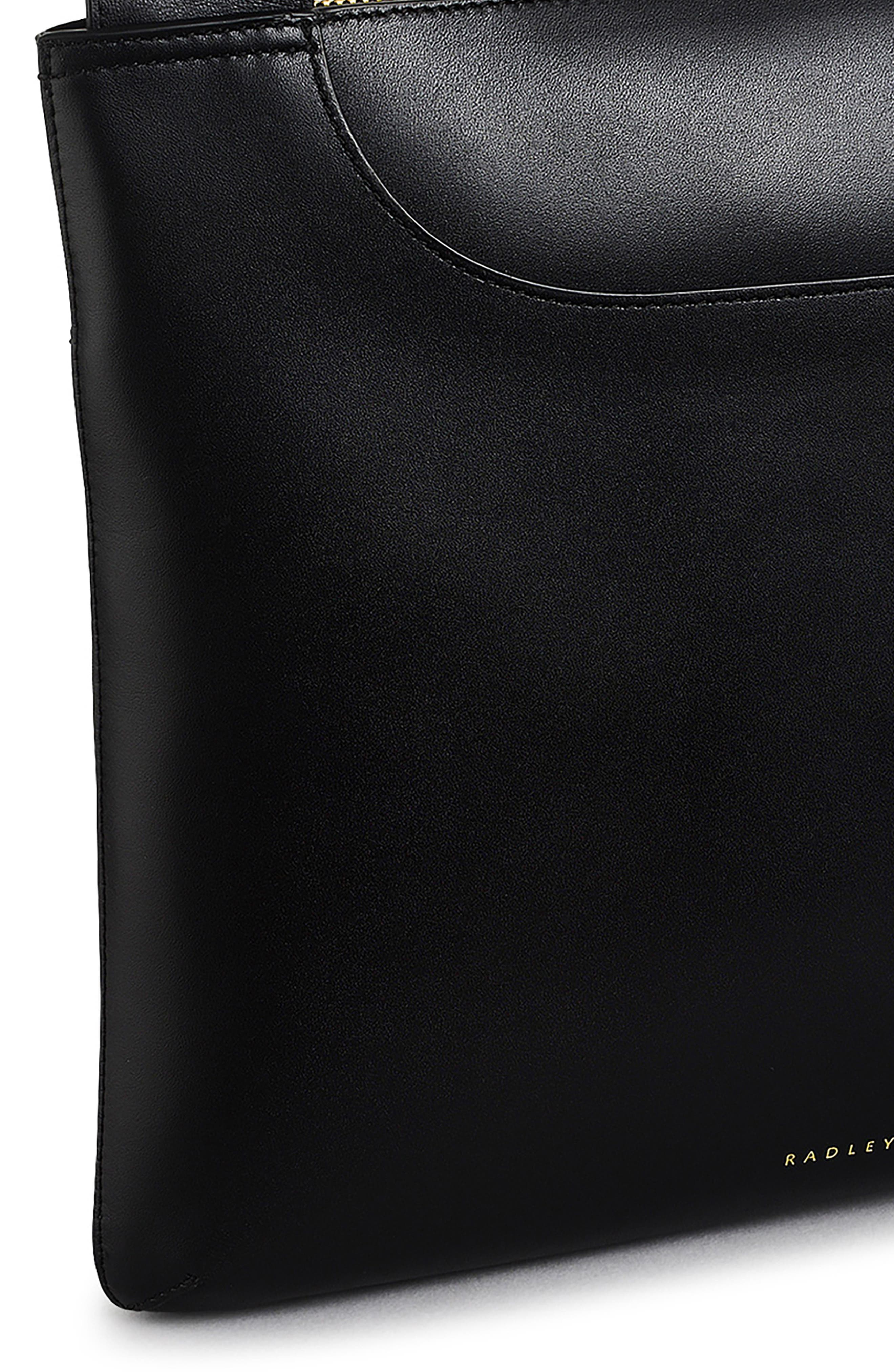 Radley Pockets Large Zip Top Crossbody Bag, Alternate, color, Black