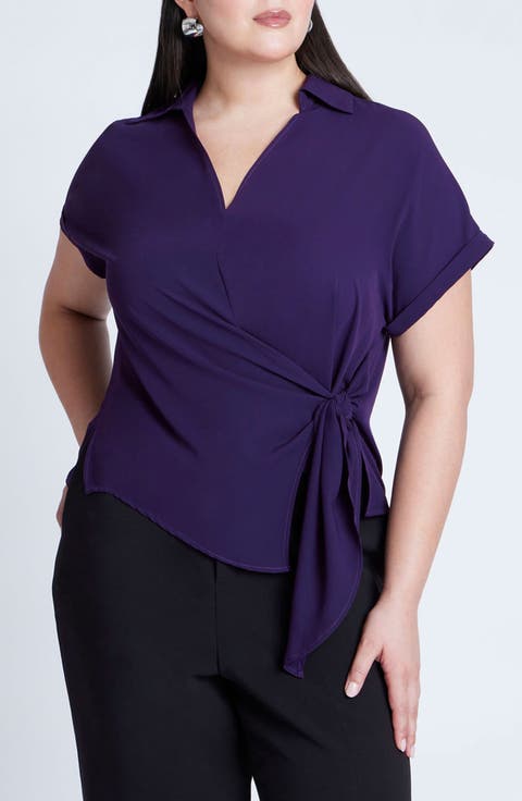 Purple Plus-Size Tops for Women | Nordstrom