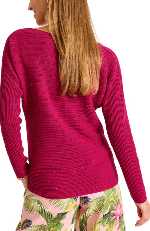 Tommy Bahama Jewel Bay Mini Sequin Sweater In Pink